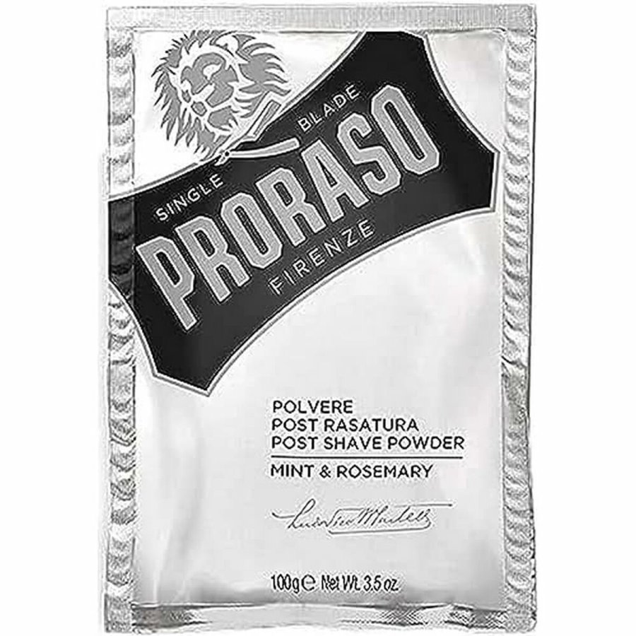 Parfumeret talkumpudder Proraso Rosmarin Mint #1