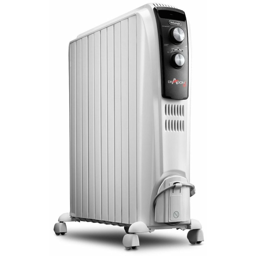 Olieradiator (10 kamre) DeLonghi Hvid 2500 W #1