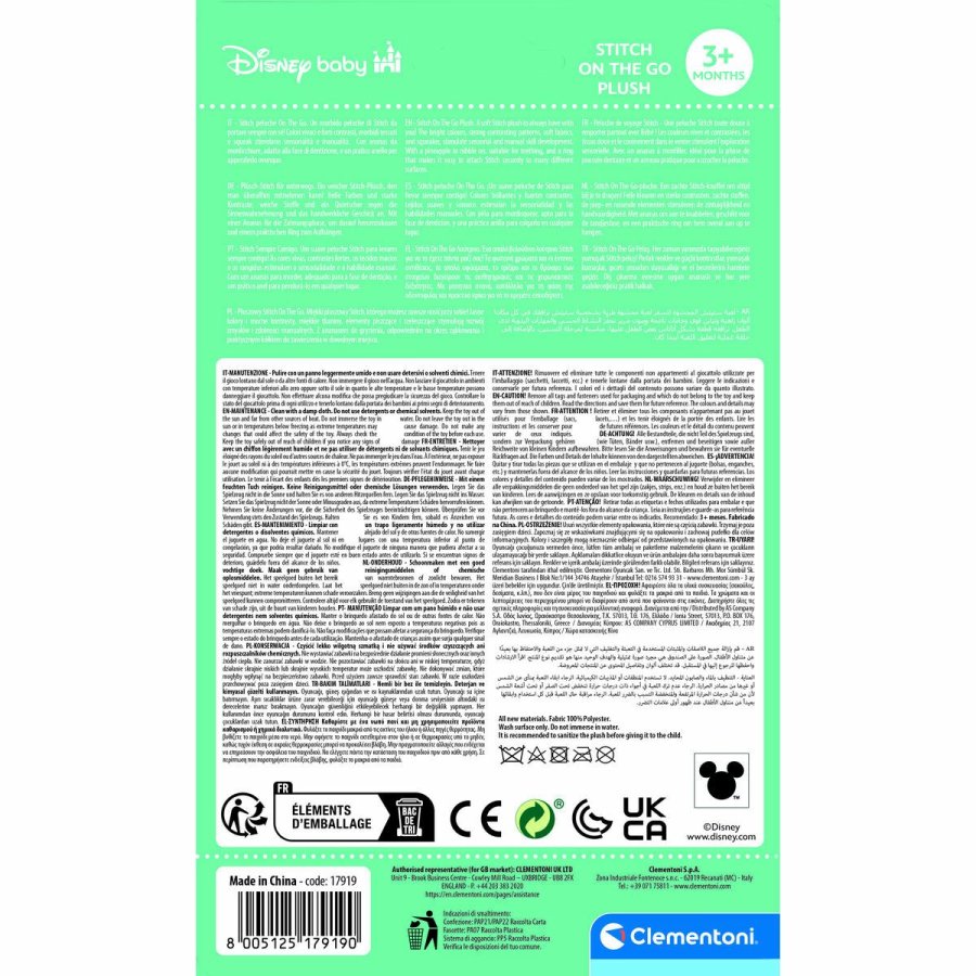 Bamse Stitch 15 x 25 x 6 cm Multifarvet Polyester Plastik #3