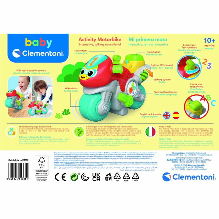 Lbe Motorcykel Clementoni Multifarvet 30 x 21 x 13 cm #4