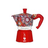 Italiensk Kaffekande Bialetti MOKA EXPRESS D&G 3T Aluminium Bakelit 3 Skodelice #1