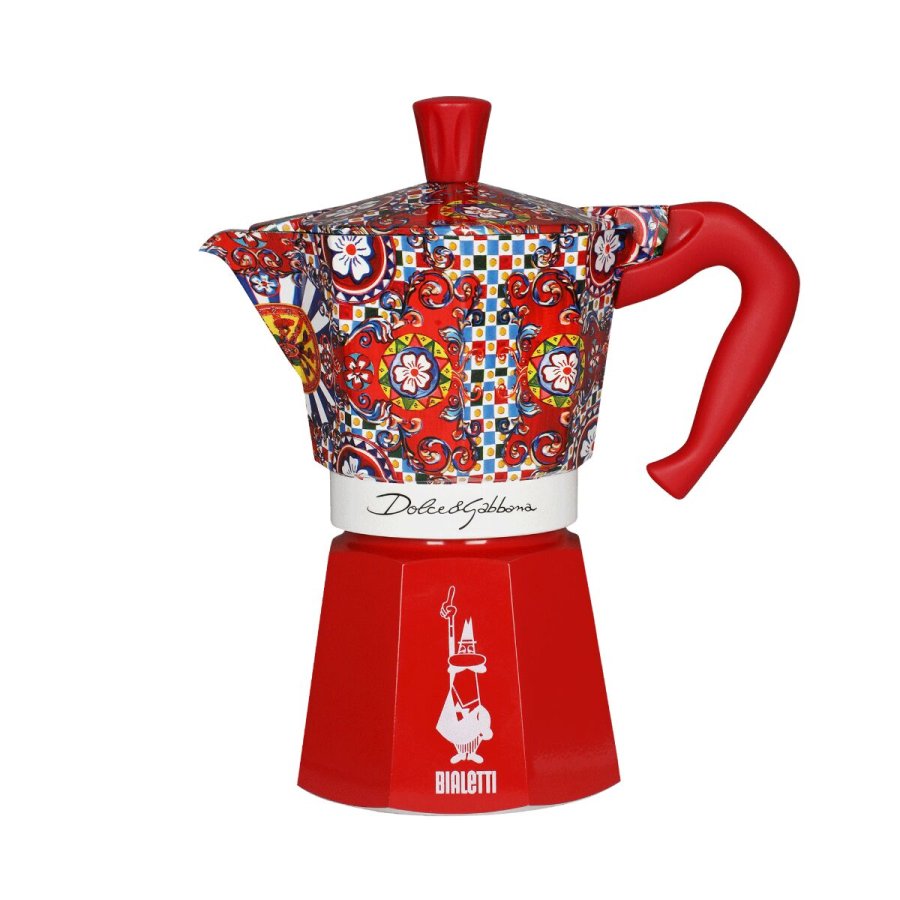 Italiensk Kaffekande Bialetti MOKA EXPRESS D&G 6T Slvfarvet Aluminium 6 Kopper #1