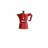 Italiensk Kaffekande Bialetti MOKA EXCLUSIVE Rd Aluminium 3 Skodelice #1