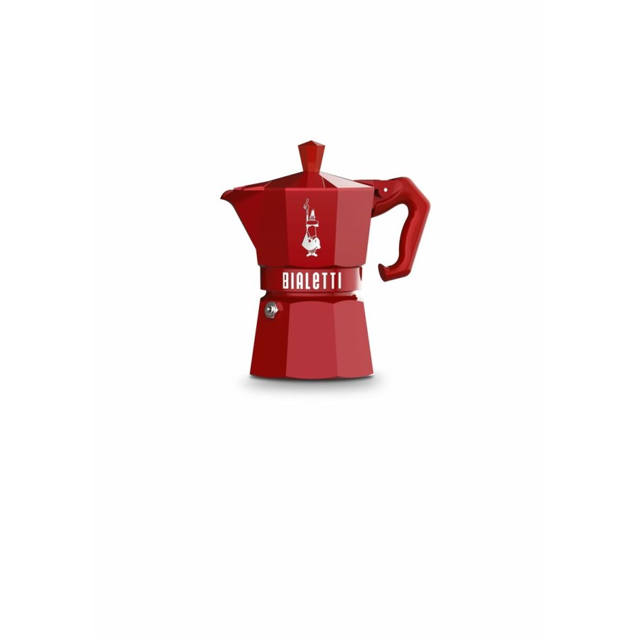 Italiensk Kaffekande Bialetti MOKA EXCLUSIVE Rd Aluminium 3 Skodelice #1