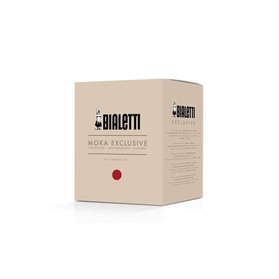 Italiensk Kaffekande Bialetti MOKA EXCLUSIVE Rd Aluminium 6 Kopper #2