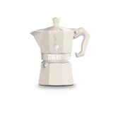 Italiensk Kaffekande Bialetti MOKA EXCLUSIVE CREAM 3T Fldefarvet Aluminium 3 Skodelice #1