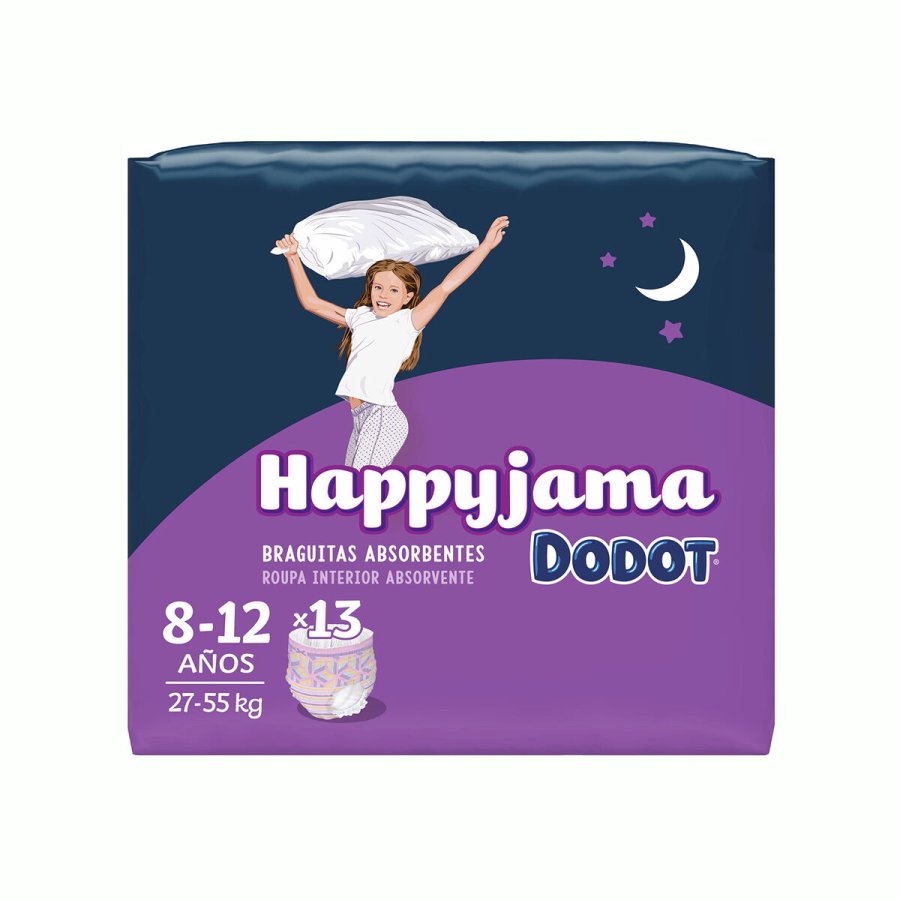 Engangsbleer Dodot Happyjama 8-12 r Knickers Strrelse 8 13 enheder #1