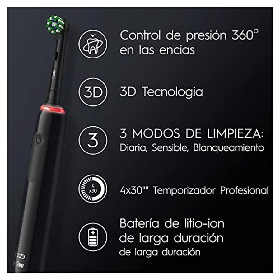 Elektrisk tandbrste Oral-B PRO 3 3900N Hvid #5