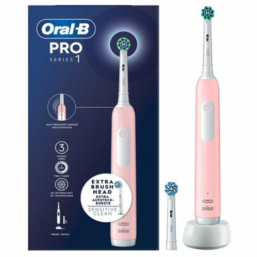 Elektrisk tandbrste Oral-B Pro 1 Pink #1