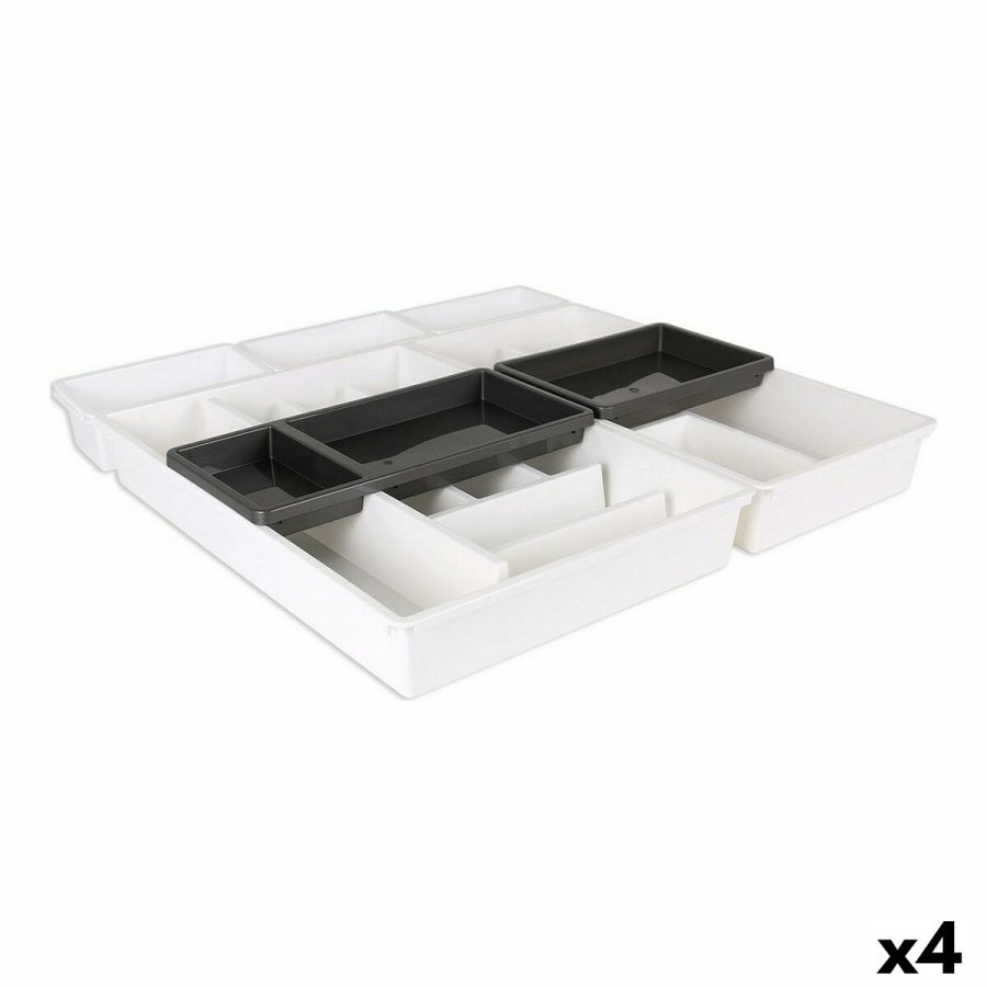 Bestikholder Tontarelli Bella Hvid 7 Dele 49,5 x 49,2 x 6,7 cm (4 enheder) #1