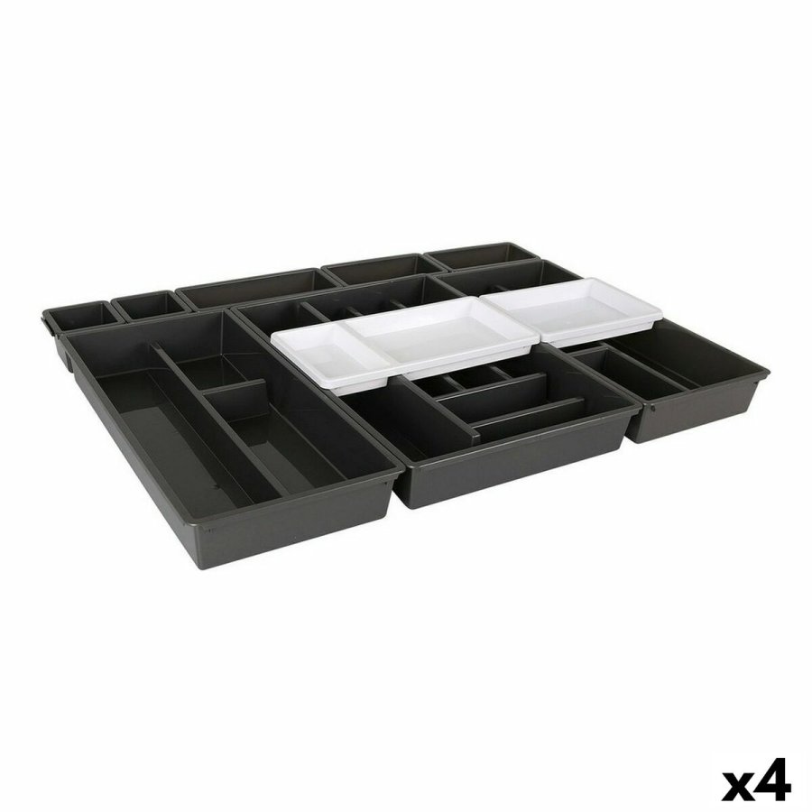 Bestikholder Tontarelli Bella Sort 10 Dele 70 x 49,2 x 6,7 cm (4 enheder) #1