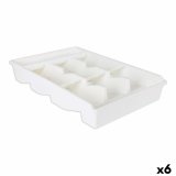 Bestikholder Tontarelli Bella plus Hvid 43,6 x 28,7 x 7,13 cm (6 enheder) #1