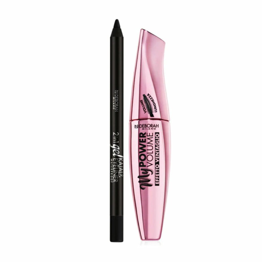 Makeup til jne Deborah 123781 Sort Eyeliner 2 Dele #1