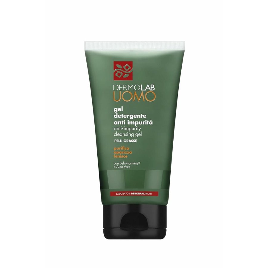 Ansigtsrens i gel-form Deborah Dermolab Uomo 150 ml #1