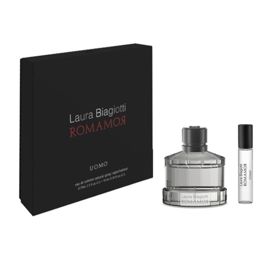 Parfume s�t til m�nd Romamor Uomo Laura Biagiotti (2 pcs) (2 pcs) #1