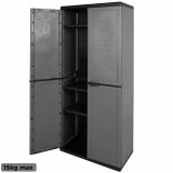 Skab Curver M�rkegr� Plastik 68 x 166 x 39 cm #3