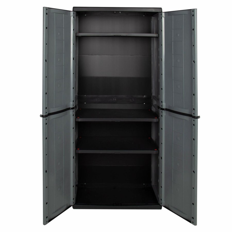 Skab Curver M�rkegr� Plastik 68 x 166 x 39 cm #5