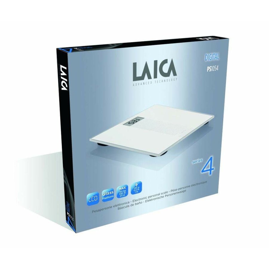 Digital badevgt LAICA PS1054 Hvid Glas 150 kg #5