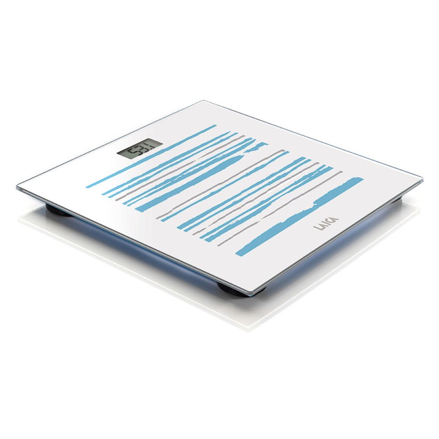 Digital badevgt LAICA PS1074 Hvid Stribet Multifarvet Hrdet glas 150 kg #1