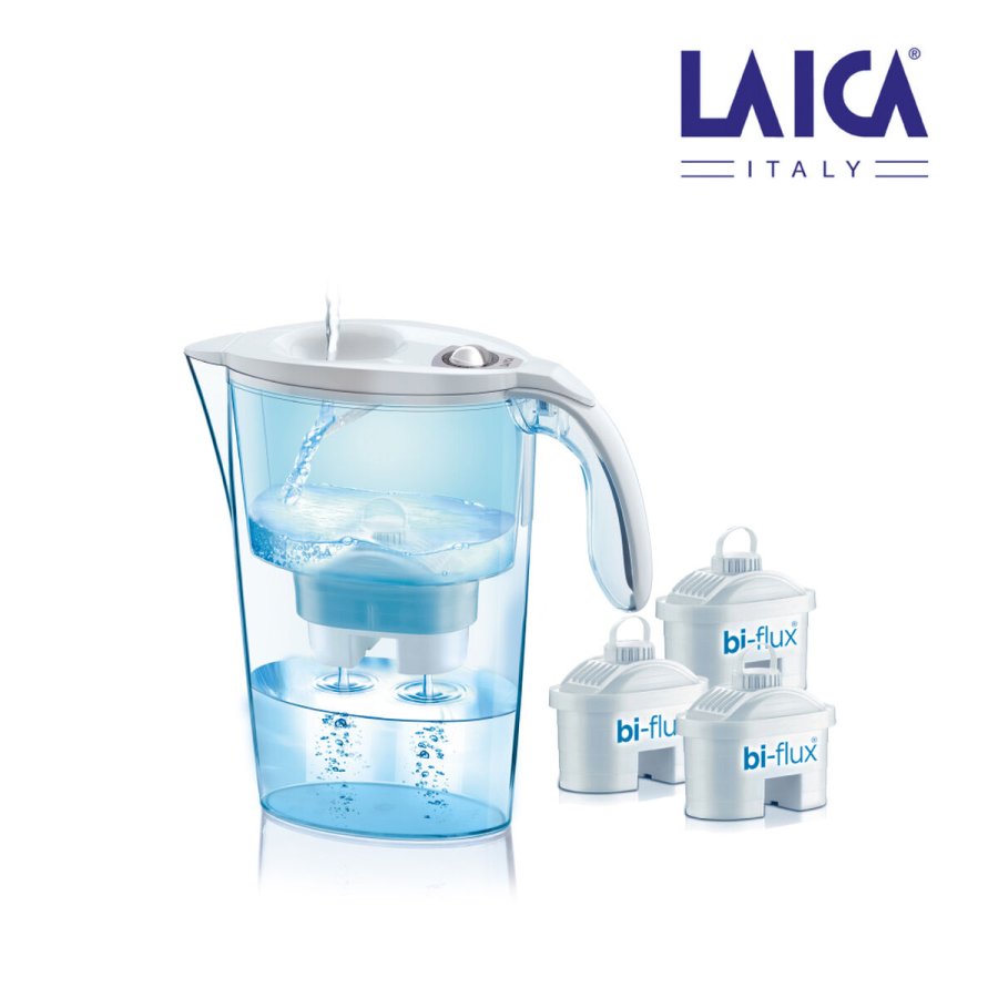 Kande Med Filter LAICA Bi-Flux J9047WS Pack Filtre x 3 Gennemsigtig polypropylen (2,3 L) #2