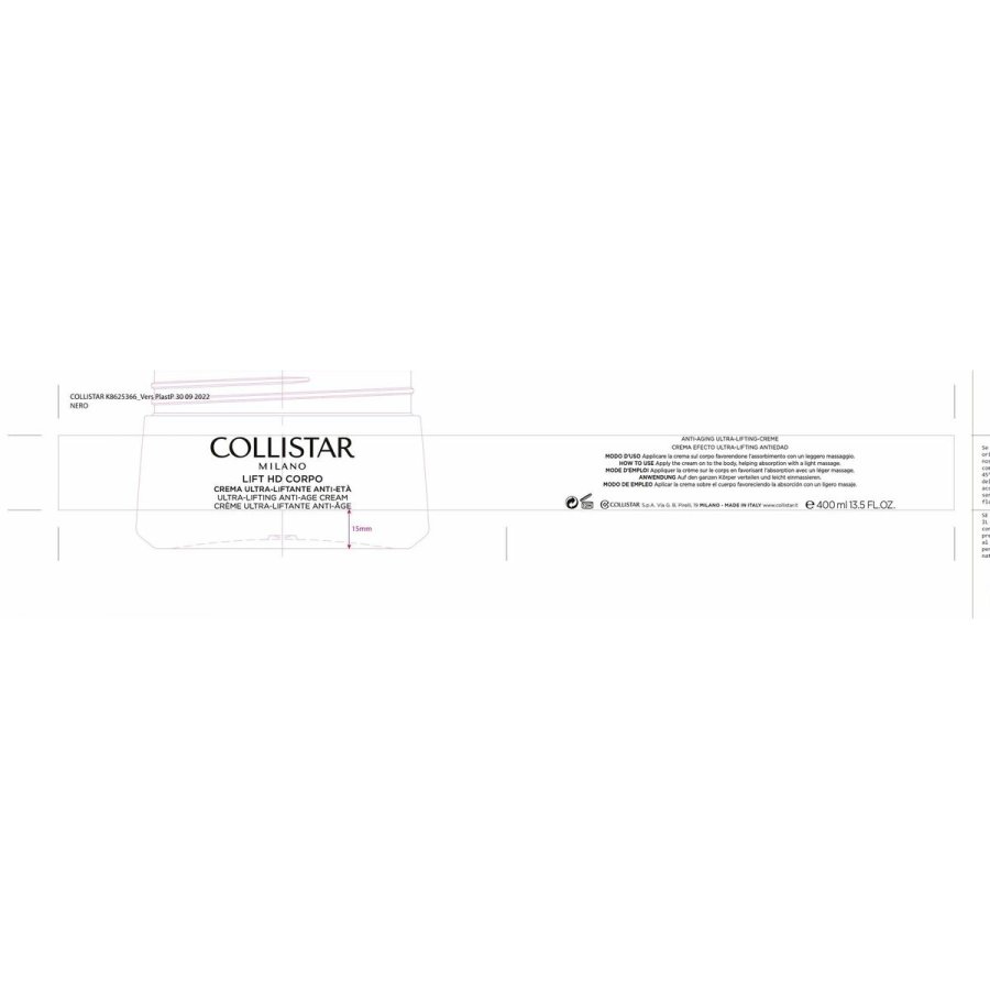 Bodylotion Collistar Hd 400 ml #6
