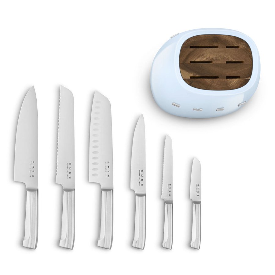 St med kkkenknive og holder Smeg KBSF02PB #7