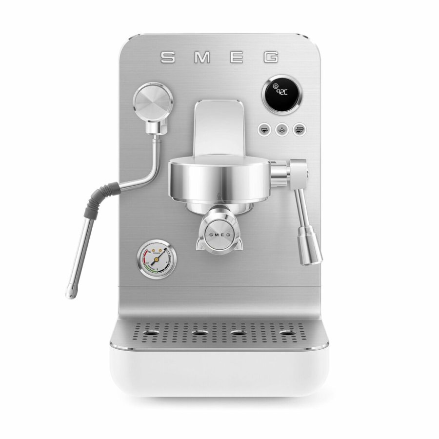 Hurtig manuel kaffemaskine Smeg EMC02WHMEU Hvid 1350 W 1 L #1