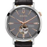 Herreur Bulova 98A187 Sort Gr� #2