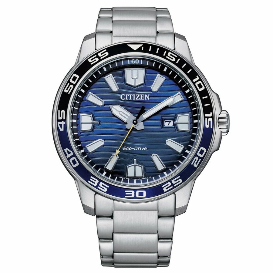 Herreur Citizen AW1525-81L S�lvfarvet Bl� #1