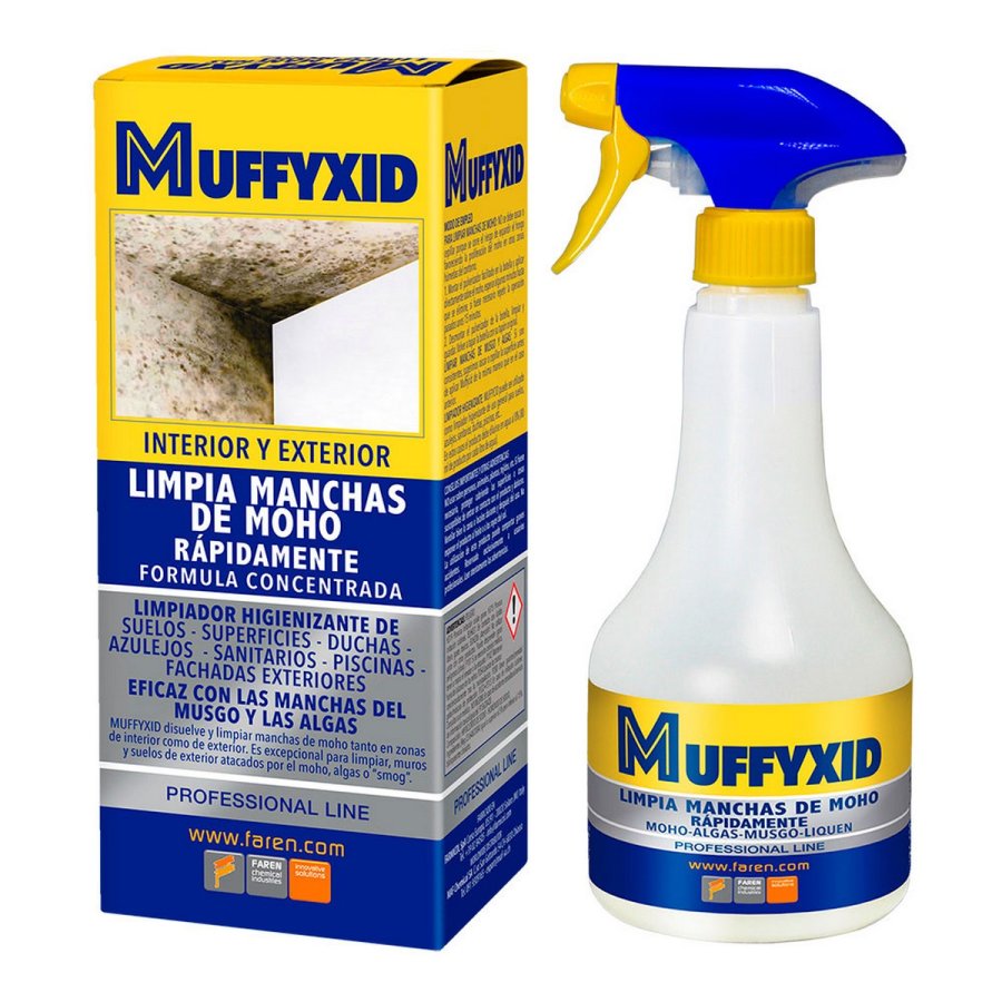Antifugt Faren Muffycid 500 ml Fjernelse af mos Aktivt klor #1