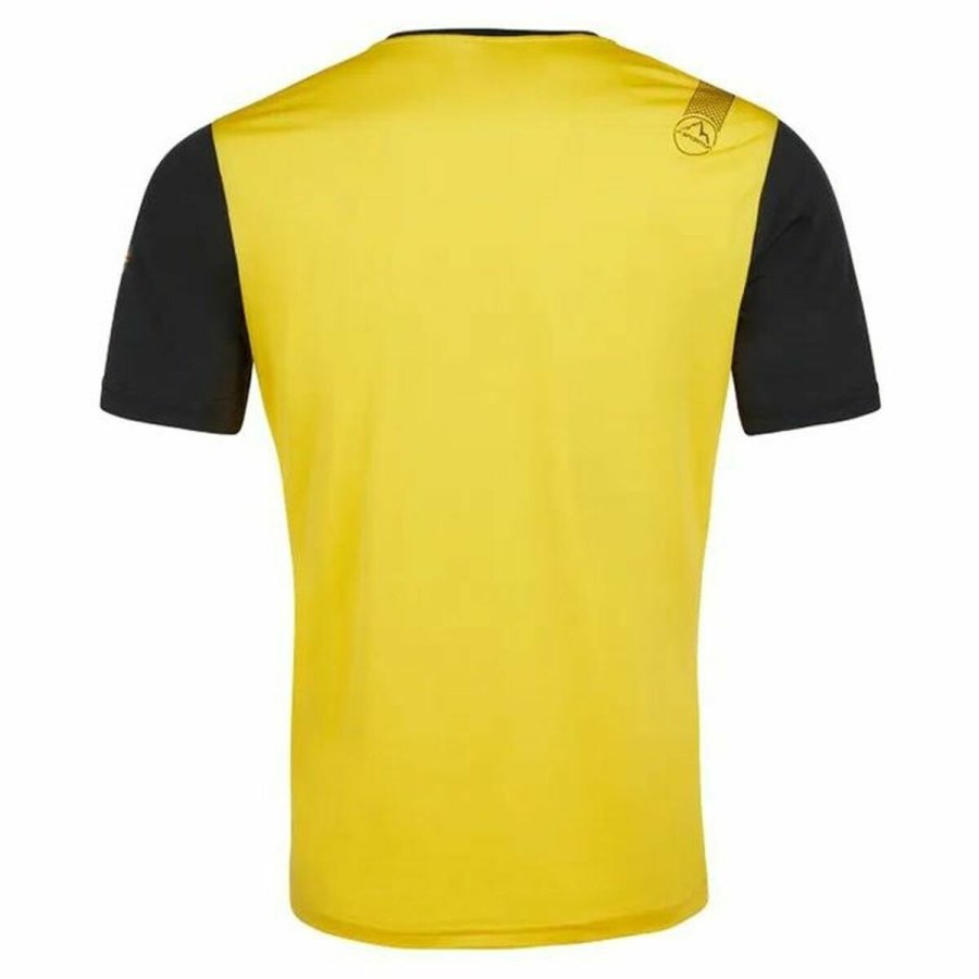 Kortrmet T-shirt til Mnd La Sportiva Tracer Gul Sort #2