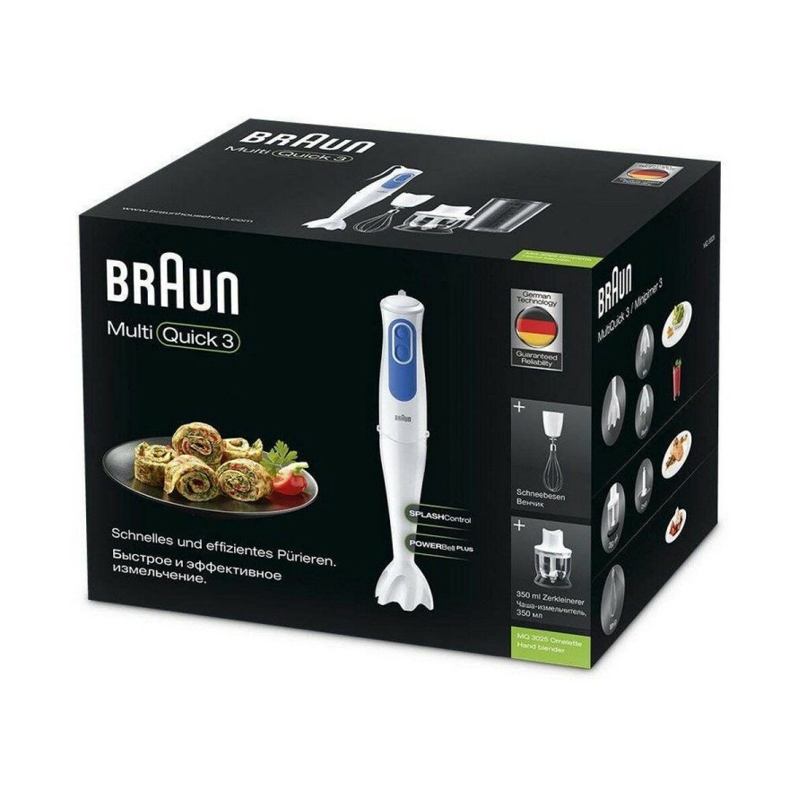 Hndblender Braun MQ3025 700 W Hvid Hvid/Bl Bl/hvid 700 W #2