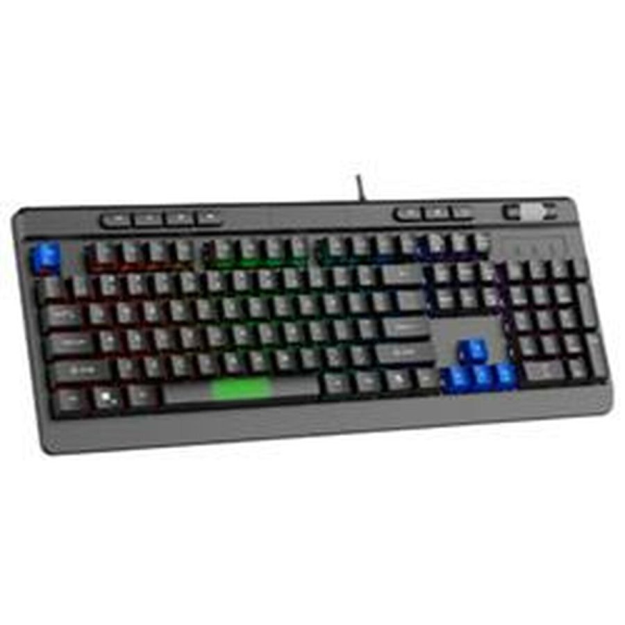Gaming-tastatur Sparco SPMEMKEYBESP Sort Spansk qwerty #1