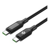USB-C-kabel Celly USBCUSBC100WLED #5