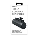 Powerbank Celly PBC5000BK 5000 mAh Sort #6