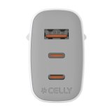 Vgoplader Celly UPTC1USB2USBC65 Hvid #7
