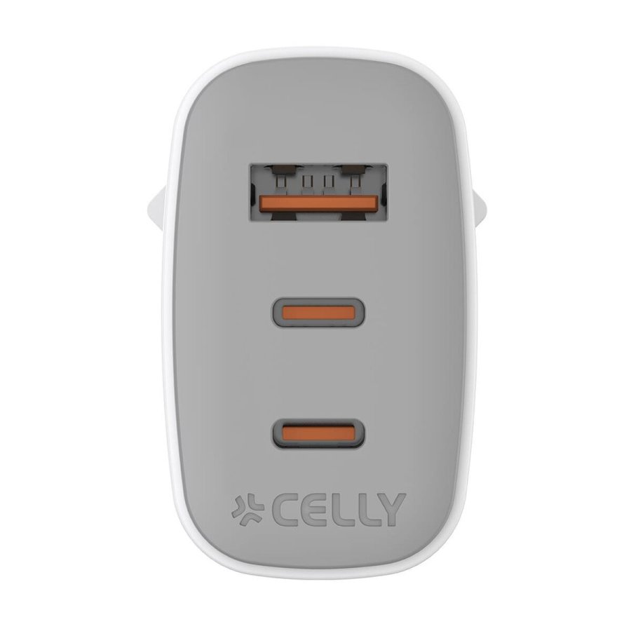 Vgoplader Celly UPTC1USB2USBC65 Hvid #7