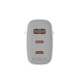 Vgoplader Celly UPTC1USB2USBC65 Hvid #4
