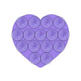 Skuldertaske Celly FIXHEARTVL Violet Lilla #2