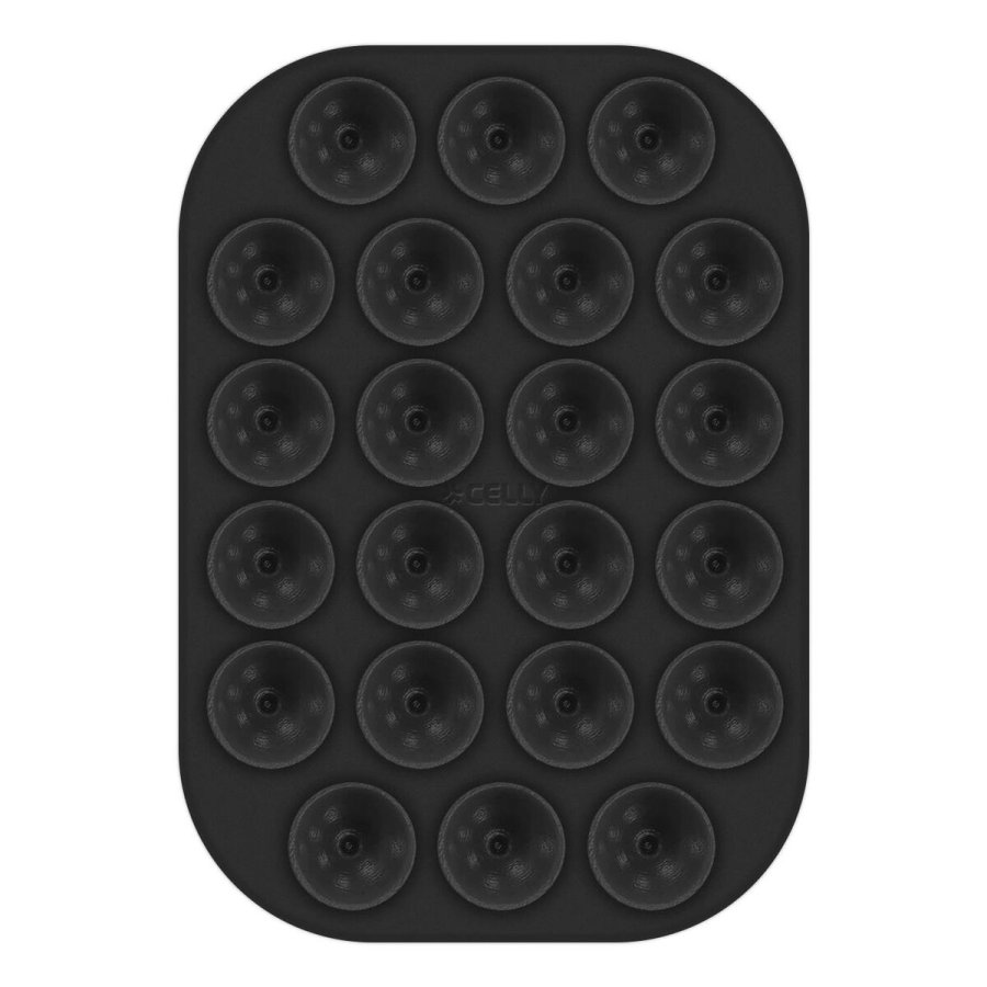 Skuldertaske Celly FIXSQUAREBK Sort #2