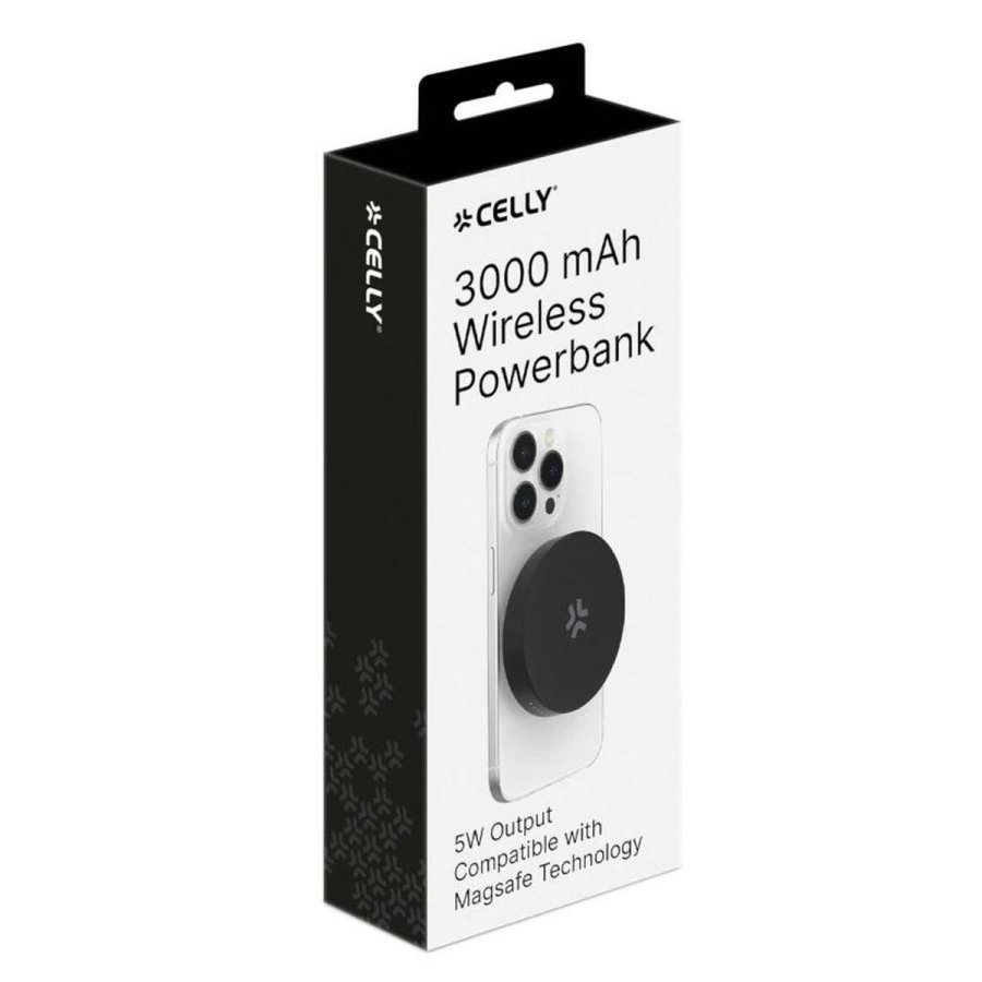Powerbank Celly MAGPB3000BK Sort #4
