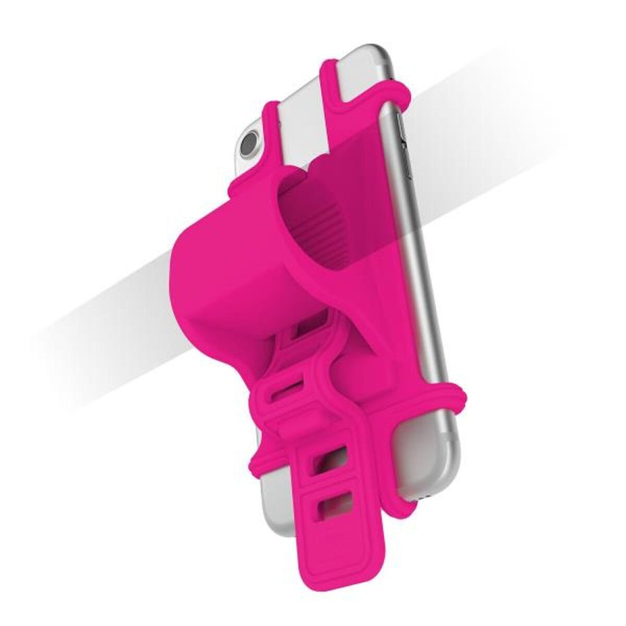 Telefonholder Til Cykel Celly EASYBIKEPK Pink Silikone #1