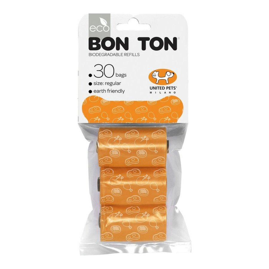 Hygiejneposer United Pets Bon Ton Regular Hund Orange (3 x 10 uds) #1