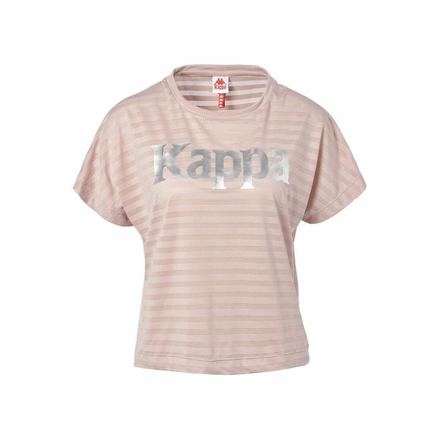 Kortrmet T-shirt til Kvinder Kappa Yamila Pink #1
