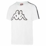 Kort�rmet T-shirt til Kvinder Kappa 31154ZW A07 Hvid #1