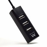 USB Hub Ewent EW1123 Sort #2