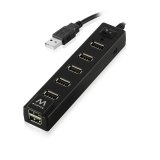 USB Hub Ewent EW1130 Sort #2