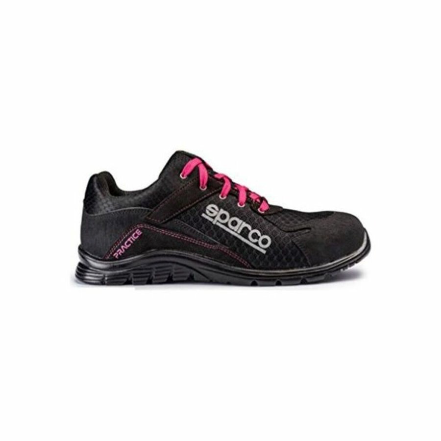 Sikkerhedssko Sparco 0751737NRFU Sort Pink #1