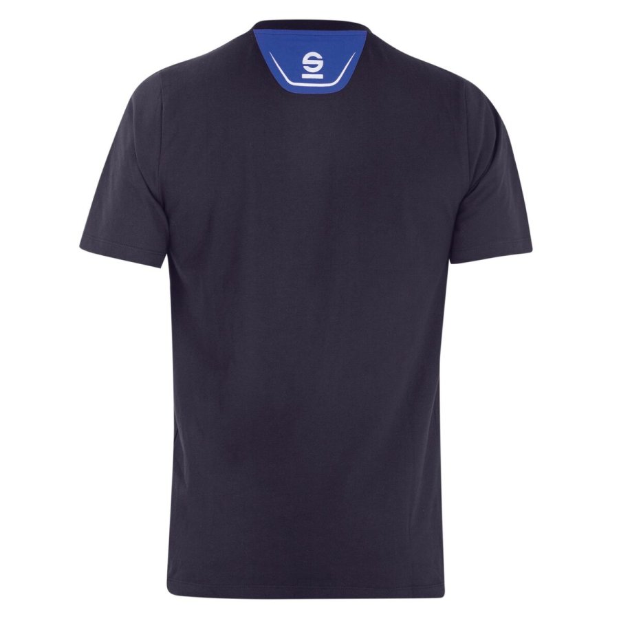 Kortrmet T-shirt til Mnd Sparco TECH STRETCH Marinebl #1