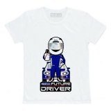 B�rne Kort�rmet T-shirt Sparco Future Racer Hvid #2